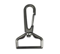 Trimming Shop Metal Lobster Claw Swivel Trigger Clip Hooks Clasp Snap Hook with Keyring Heavy Duty Metal Swivel Clasp for Bags, Keychains, Pet Collars, Webbing Straps, Crafts & DIY Use