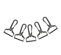 Trimming Shop Metal Lobster Claw Swivel Trigger Snap Clip Hooks Clasp for DIY Keyrings, Handbag, Purses, Pet Collar, Crafts, Webbing Straps (25mm, Gunmetal, 5pcs)