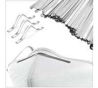 Trimming Shop Nose Bridge Strip 85mm Aluminium Nose Wire Strips Nose Clip Durable Nose Bridge Wire for Sewing, Mask, Making Face Cover, DIY Crafts, 300pcs