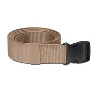 Trimming Shop Nylon Tactical Belt, Quick Release Plastic Buckle Webbing Belt 1.5" x 51" - Heavy Duty Military Rigger Waistband, Army Combat Belt for Men & Women, Adjustable Hiking Work Belt UK, Ivory