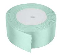 Trimming Shop Pastel Green Ribbon Roll - 50mm x 25 Metres - Double Sided Satin Brightly Coloured - 100% Polyester - for Gift Wrapping, Decorating, Arts and Craft - Machine Washable