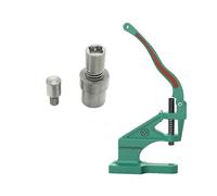 Trimming Shop Pyramid Punk Studs Fixing Dies Set with Universal The Green Machine Hand Press, Square Pyramid Rivet Installation Tool for DIY Leather Jacket, Handbag, Shoes Decoration, 9mm