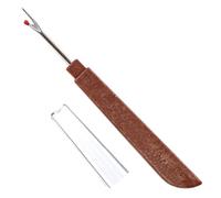 Trimming Shop Seam Ripper with Cap Sharp Stitch Unpicker Tool, Button Hole Cutter Quick Thread Ripper for Hand Sewing, Cross Stitch, Crafting & Embroidery - Wooden Effect Plastic Handle, 10pcs