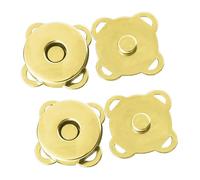 Trimming Shop Sew On Magnetic Press Stud Clasps, 18mm, 20pcs, Gold