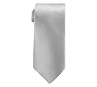 Trimming Shop Skinny Neck Tie 5cm Solid Colour Slim Ties Soft Polyester for Formal Wear Skinny Tie Unisex Classic Formal Necktie for Wedding, Prom, Celebration, Party & Business Meeting - Silver