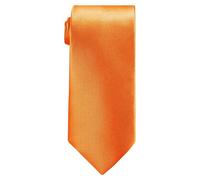 Trimming Shop Skinny Neck Tie 5cm Solid Colour Slim Ties Soft Polyester for Formal Wear Skinny Tie Unisex Classic Formal Necktie for Wedding, Prom, Celebration, Party & Business Meeting - Orange