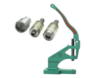Trimming Shop T5 Kam Snap Buttons Fastener Fixing Dies with Universal The Green Machine Hand Press for Fixing & Fastening Clothes, Kids Wear, Nappies, Bibs, DIY Craft Projects, Size 20, 12.4mm