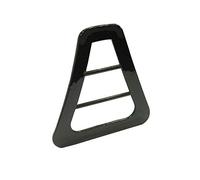 Trimming Shop Triglide Slides 45mm Adjustable Triangle Plastic Belt Buckle Slider, Durable & Lightweight Strap Adjuster for Webbing Straps, Backpack, Bag Accessories, Black, 10pcs