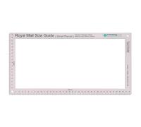Trimming Shop UK Shipping Mail PIP Template, White Durable Plastic Postal Size Guide for Large Parcels, Royal Mail Pricing in Proportion Ruler, Parcel Measurement Template, Pack of 1