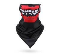 Trimming Shop Unisex Bandana Face Mask with Ear Loops Face & Neck Covering Dust Wind Protection Scarf Washable Breathable Reusable Run Walk Motorcycle Outdoor Smiling Face