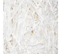 Trimming Shop White Shredded Tissue Paper - 20g Decorative Gift Packaging Filler, Soft Crinkle Paper for Hampers, Baskets & Boxes Presentation, Weddings, Anniversaries & Christmas Wrapping
