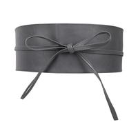 Trimming Shop Womens Waist Belts Crochet Cinch Soft PU Belt | Adjustable Bow Tie Wrap Around Fashion Belt Stylish Waist Cincher for Dresses, Party Wear, Wedding Outfits, Casual & Formal