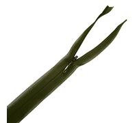 Trimming Shop YKK Nylon Concealed Zip, Camouflage Closed End Invisible Zipper Lightweight & Durable Sewing Zipper for Evening Wear, Sewing Craft, Clothes, Pillow Case, 9 Inch (23cm), 1pc