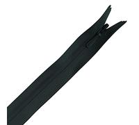 Trimming Shop YKK Nylon Concealed Zip, Grey Invisible Zipper Closed End Medium Weight & Durable Sewing Zipper for Evening Wear, Sewing Craft, Clothes, Pillow Case, 9 Inch (23cm), 1pc