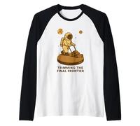 Trimming The Final Space Frontier Astronaut Lawn Mower Raglan Baseball Tee