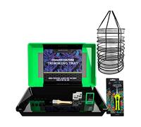 Trimming Tray XL Heavy-Duty Herb Sifter with 24" Collapsible Drying Rack | Dry Sift Screen with Level Trim | Bin Collector,150 Micron Screen Pollen Sifter, and Dry Herb Harvest Accessories Included