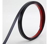 Trimold Black Molding Trim Peel and Stick, Flexible Mirror Border Design, Wall Ceiling Floor Cabinet Tile Edge Moulding, 5m x 1cm