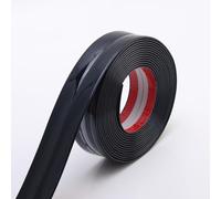 Trimold Shiny Black Multifunctional Wall Molding Trim & Corner Guards & Caulk Strip, Apply in Table Edge Door Frame Baseboard for Protection and Decoration, 5m x 2cm