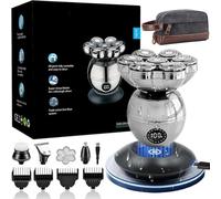 Trimpod 3.0 The Ultimate Shaver for Men, Safe & Gentle on The Skin, Provides A Fast Shave, Unisex, Ipx7 Waterproof, and Includes Multiple Attachments for Body & Face. (Silver with Storage Bag)