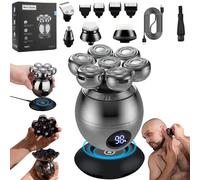 TrimPod 3.0 The Ultimate Shaver for Men, Trim Pod 3.0 Head Shavers for Bald Men, 7 Rotating Shaver Heads, Ipx7 Waterproof, LED Display, for Face, Head, Nose, Body Etc (Black)