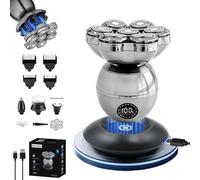 Trimpod 3.0 - Trimpod 3.0 Shaver for Men, Head Shavers for Bald Men, Smoothshave - Wireless Charging Floating Head Shaver with 7 Rotating Shaver Heads, IPX7 Waterproof, for Face, Head, Nose, Body (1)