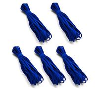 Trims by The Yard 1/4" Ultra Soft Knit Elastic Band, Premium Material, Durable Knitted Elastic Cord for Sewing, Easy to Use, Versatile Sewing Supplies, 5-Yard Cut, Royal Blue