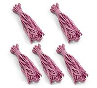 Trims by The Yard 1/4" Ultra Soft Knit Elastic Band, Premium Material, Durable Knitted Elastic Cord for Sewing, Easy to Use, Versatile Sewing Supplies, 5-Yard Cut, Lilac