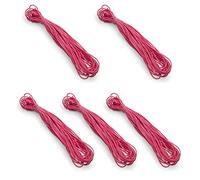Trims by The Yard 1/8" Soft Knit Elastic Band, Premium Material, Durable Knitted Elastic Cord for Sewing, Easy to Use, Versatile Sewing Supplies, 5-Yard Cut, Fuchsia