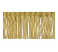 Trims by the Yard Chainette Fringe Trim, Polyester, Gold, 2"/5 Yards