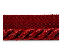 Trims by the Yard Gloria 1/4" Twisted Lip Cord Metallic Red | (10 Yard Cut) Trim