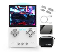 Trimui Brick 3.2" Portable Game Console, 1024x768 IPS Display, 3000mAh, Trimui-Brick Open Source System with Portable Case and Screen Protector, White