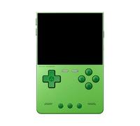 Trimui Brick Hammer Game Console Handheld CNC Aluminum Alloy 3.2inch IPS Screen Portable Game Player A133P Linux System Come with 64GB TF Card (Green 64GB)