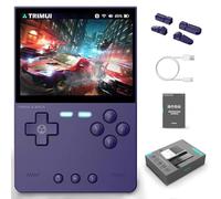 TRIMUI Brick Retro Handheld Game Console 13000+ Games with RGB Lighting, 3.2 Inch Portable Video Arcade Gaming Emulator for Gifts, Support Network Battle, Wireless, Bluetooth 3000 mAh (Purple-256G)