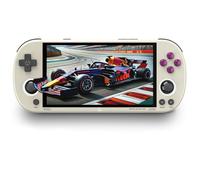 Trimui Smart Pro Handheld Game Console, 4.96-Inches Display Console Preinstalled Emulator with 128/256GB TF Card, Retro Game Console with Linux System Allwinner A133P Processor (Grey-128GB)