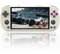 TRIMUI Smart Pro Handheld Game Console,5000mAh Built-in 128G with 15000 games,Linux System,5- inch IPS High-Definition Screen,RGB Dual Joystick Design (Gray,128G)