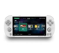 TRIMUI Smart Pro Handheld Game Console, Mini Game Player Compatible with More Than 20 formats of Games and 5 inch IPS High-Definition Screen, Portable Video Game Console (White 64G)