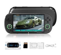 Trimui Smart Pro Retro Gaming Console 256GB, Portable Handheld Game Console with Built in 13500+ Video Games 26 Emulator, Linux Game System, 4.96 Inch Screen, 1280 x 720, 3D RGB Light Joystick (Black)