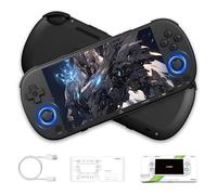 Trimui Smart Pro S Retro Handheld Gaming Console, 4.96” IPS Screen Retro Game Console,WIFI 2.4G/5G & BT 5.4,Linux System with Trimui UI,vibration motor,5000mAh Handheld Emulator (Black)