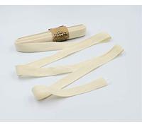 Trimz 100% Cotton Herringbone Tape, Natural, 15mm x 5m