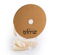 Trimz 100% Cotton Herringbone Tape, Natural, 20mm x 50m