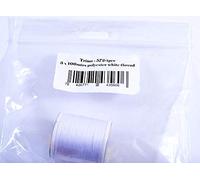 Trimz 100m 100%, White-1pce, Polyester, White, 12 x 12 x 3 cm