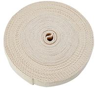 Trimz 10mtr roll of 30mm Ecru Cotton Webbing, Blend, 10mx30mm