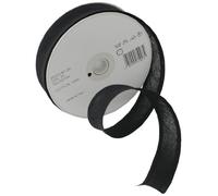 Trimz 25/5/5 mm Cotton Bias Binding, Black 21 - Double-Fold Sewing Tape for Quilting, Dressmaking & DIY Crafts