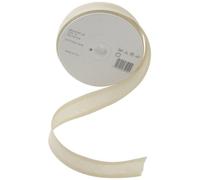 Trimz 25/5/5 mm Cotton Bias Binding, Ivory 2 - Double-Fold Sewing Tape for Quilting, Dressmaking & DIY Crafts