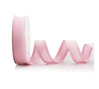 Trimz 25/5/5 mm Cotton Bias Binding, Pink 35 - Double-Fold Sewing Tape for Quilting, Dressmaking & DIY Crafts