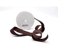 Trimz 25mm Coloured Woven Elastic, Dark Brown, x 10m