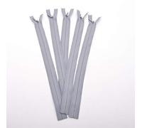 Trimz Adjustable Invisible Zip, Grey, 25cm