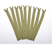 Trimz Adjustable Invisible Zip, Olive, 25cm