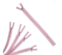 Trimz Adjustable Invisible Zip, Pink, 25cm