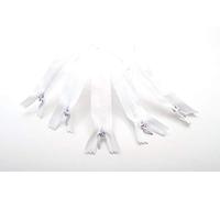 Trimz Adjustable Invisible Zip, White, 25cm